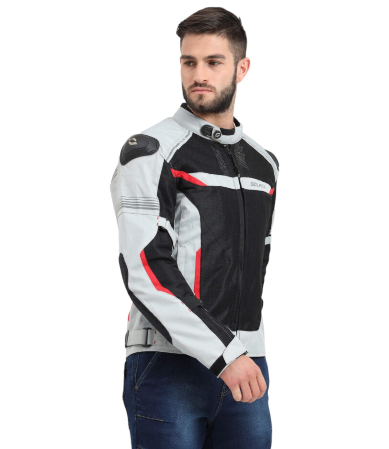 Solace Ramble Jacket - Grey - Motodrift