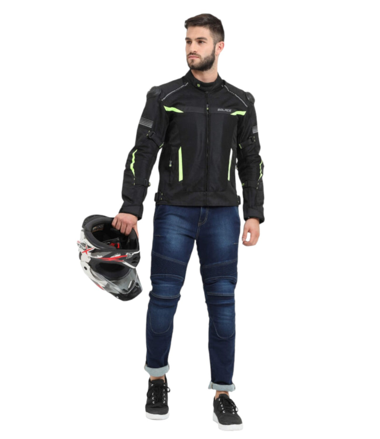 Solace Ramble Jacket - Neon - Motodrift