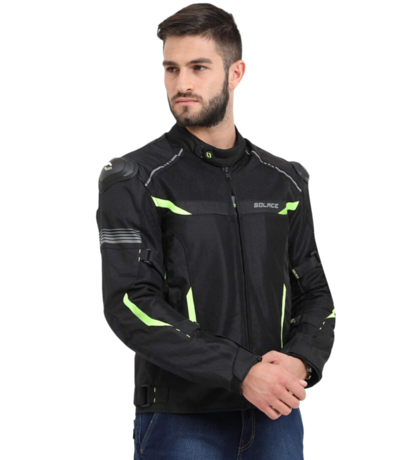 Solace Ramble Jacket - Neon - Motodrift