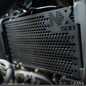 Zana Radiator Guard For Honda NX500 - Aluminium - Motodrift