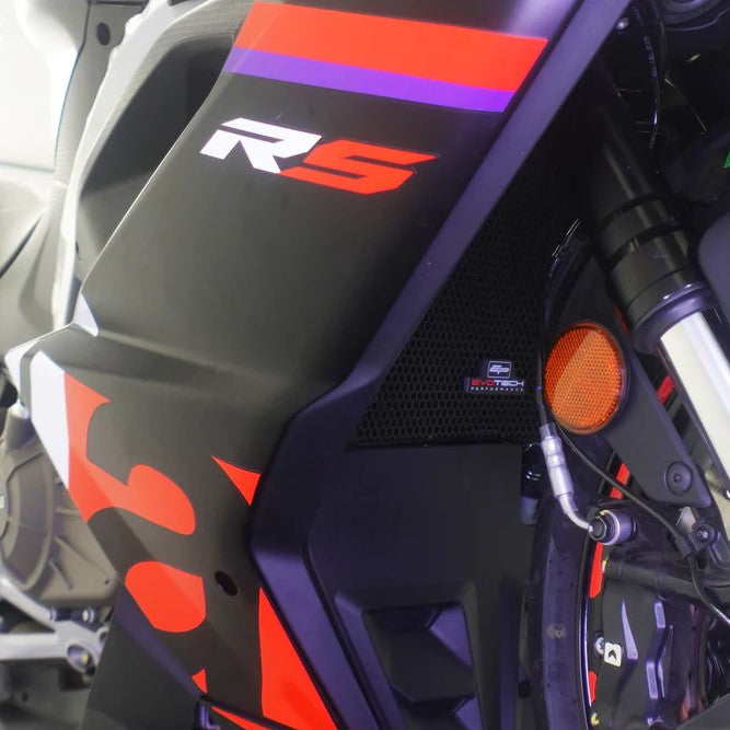 Evotech Performance Radiator Guard For Aprilia RS 457 (2024 - ) - Motodrift