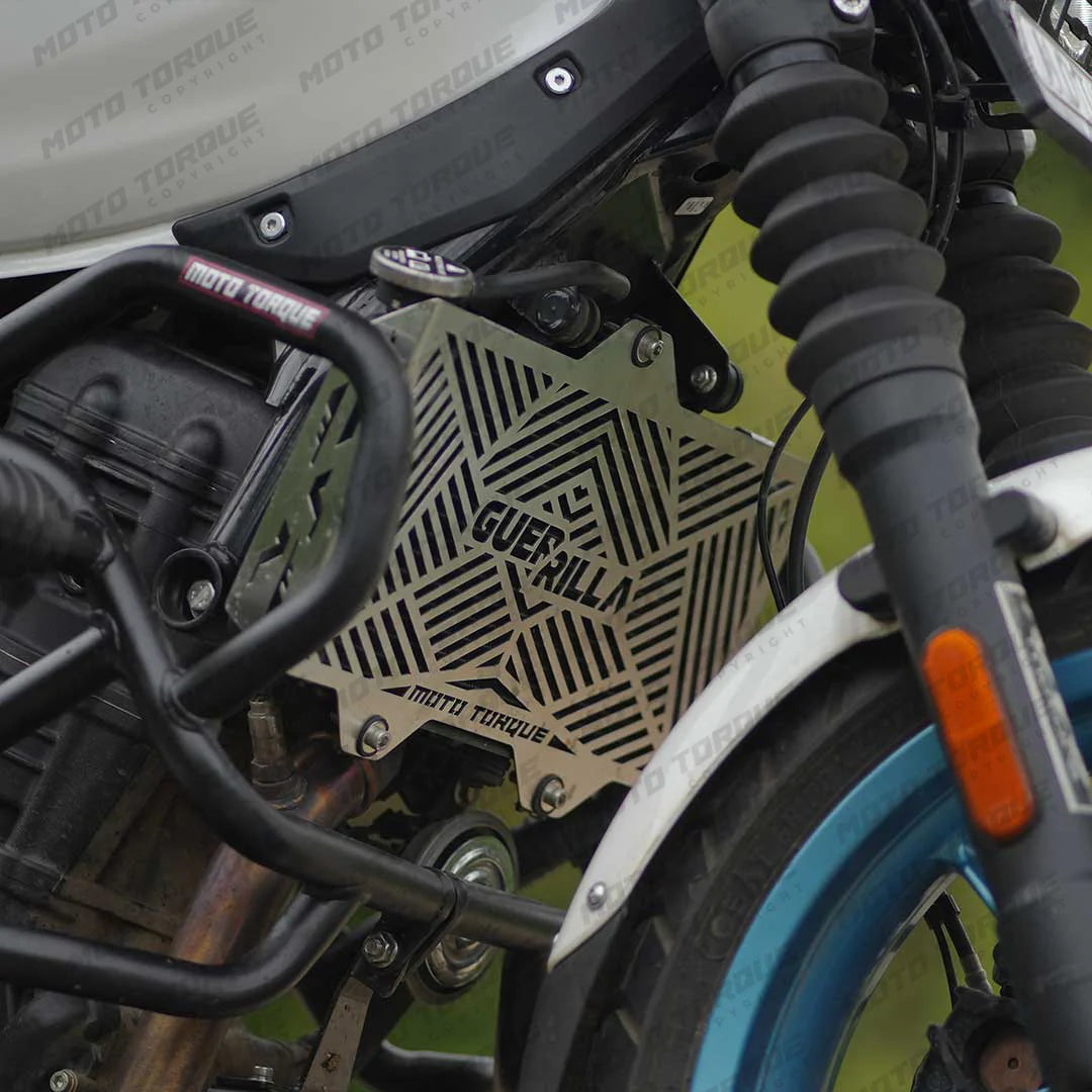 Moto Torque Radiator Guard For Royal Enfield Guerrilla 450 - Motodrift