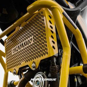 Moto Torque Radiator Guard For Royal Enfield Himalayan 450 Mild Steel - Motodrift