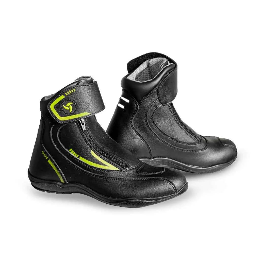 Raida Tourer Motorcycle Boots - Hi-Viz - Motodrift