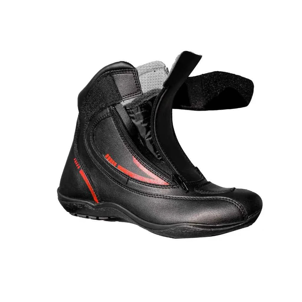 Raida Tourer Motorcycle Boots - Red - Motodrift