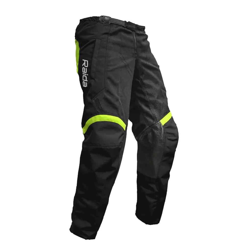 Raida Trailcraft Off-Road Pants - Black/Hiviz - Motodrift