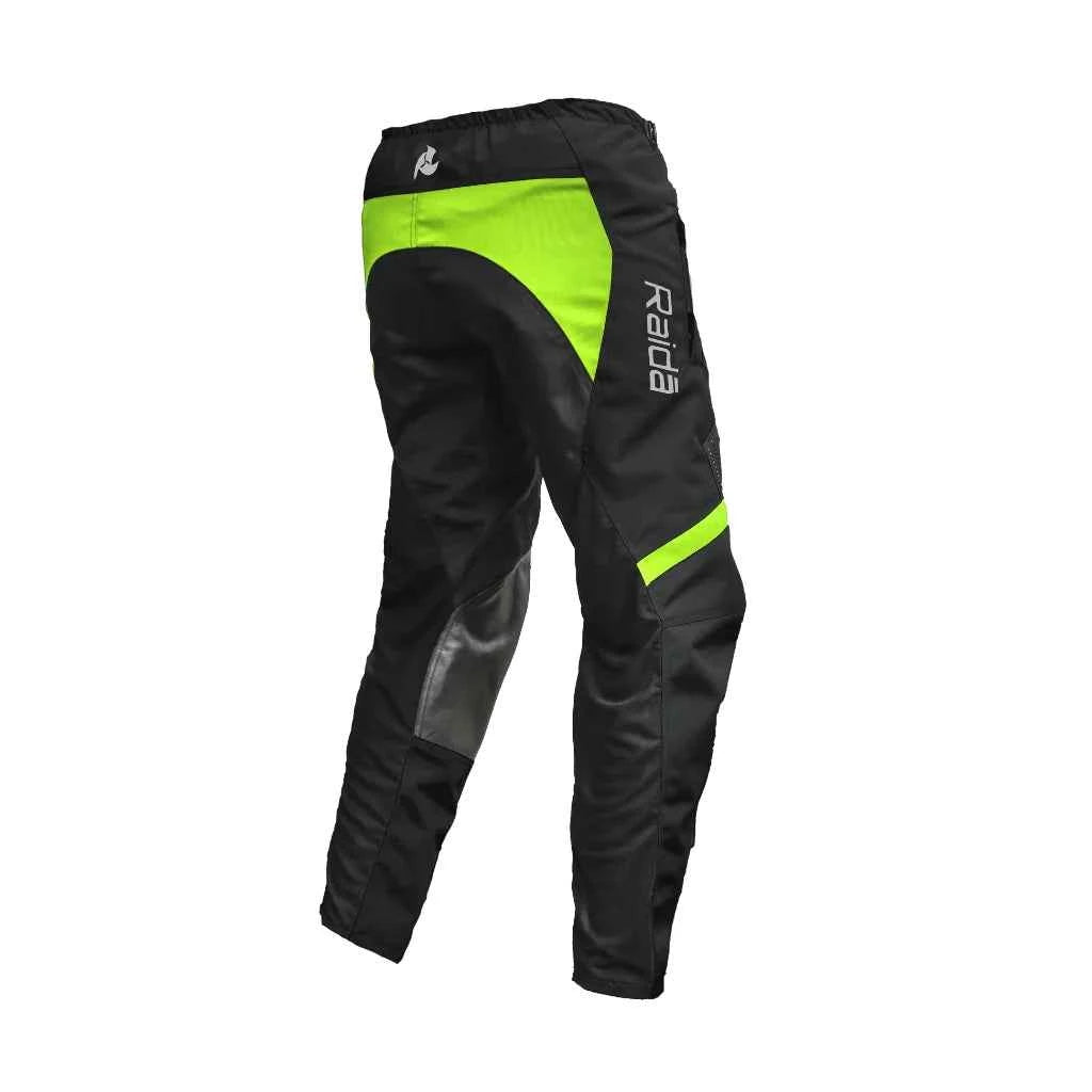 Raida Trailcraft Off-Road Pants - Black/Hiviz - Motodrift