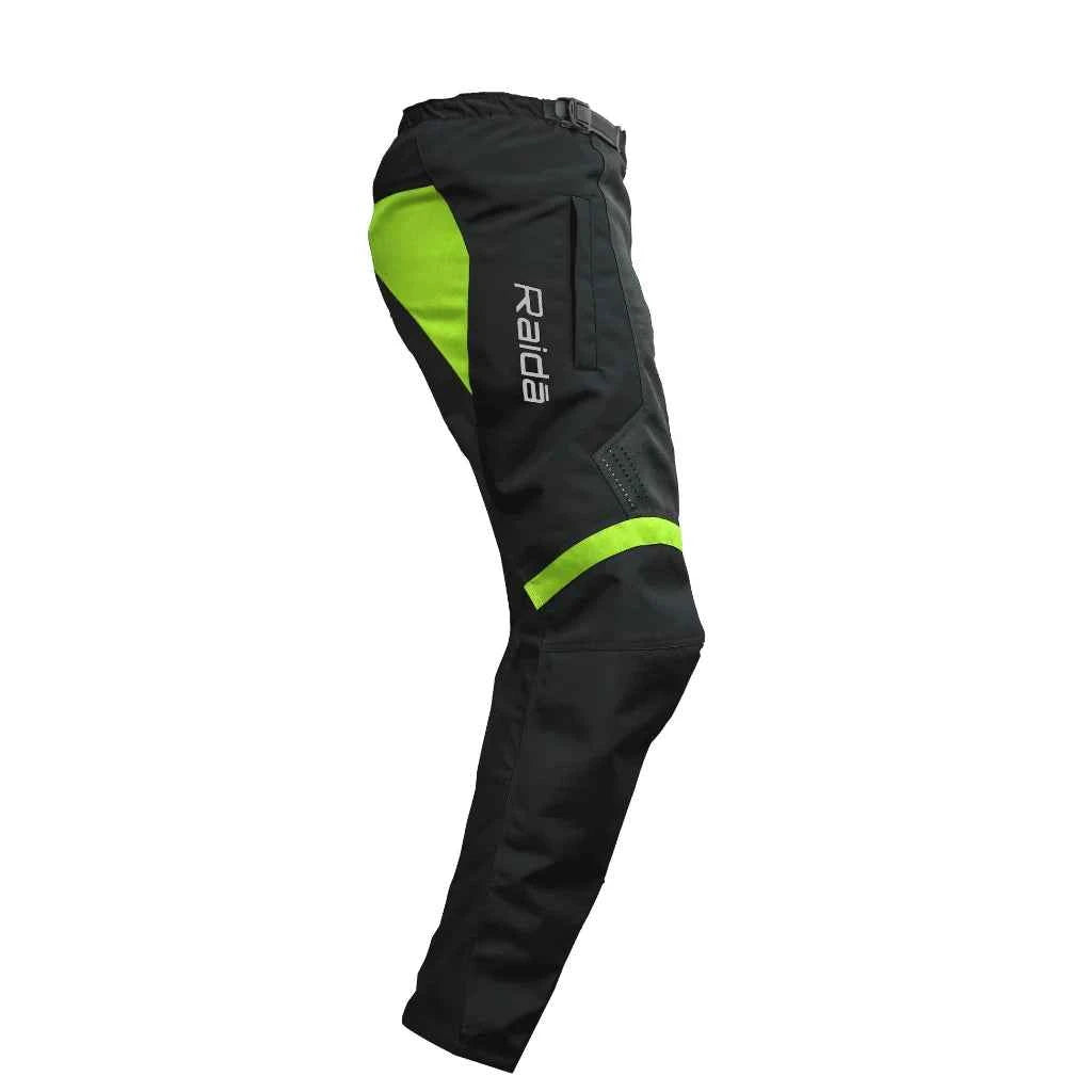 Raida Trailcraft Off-Road Pants - Black/Hiviz - Motodrift