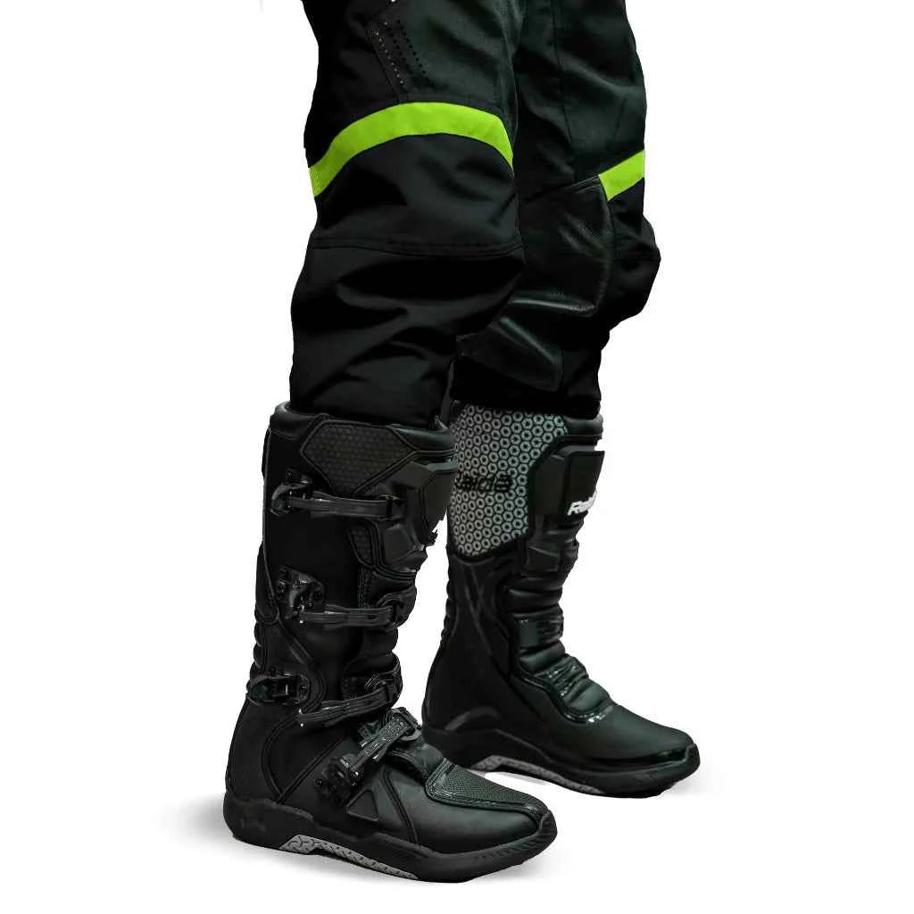 Raida Trailcraft Off-Road Pants - Black/Hiviz - Motodrift