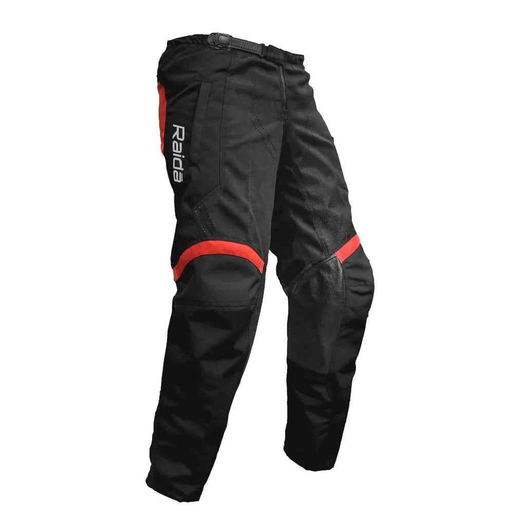 Raida Trailcraft Off-Road Pants - Black/Red - Motodrift
