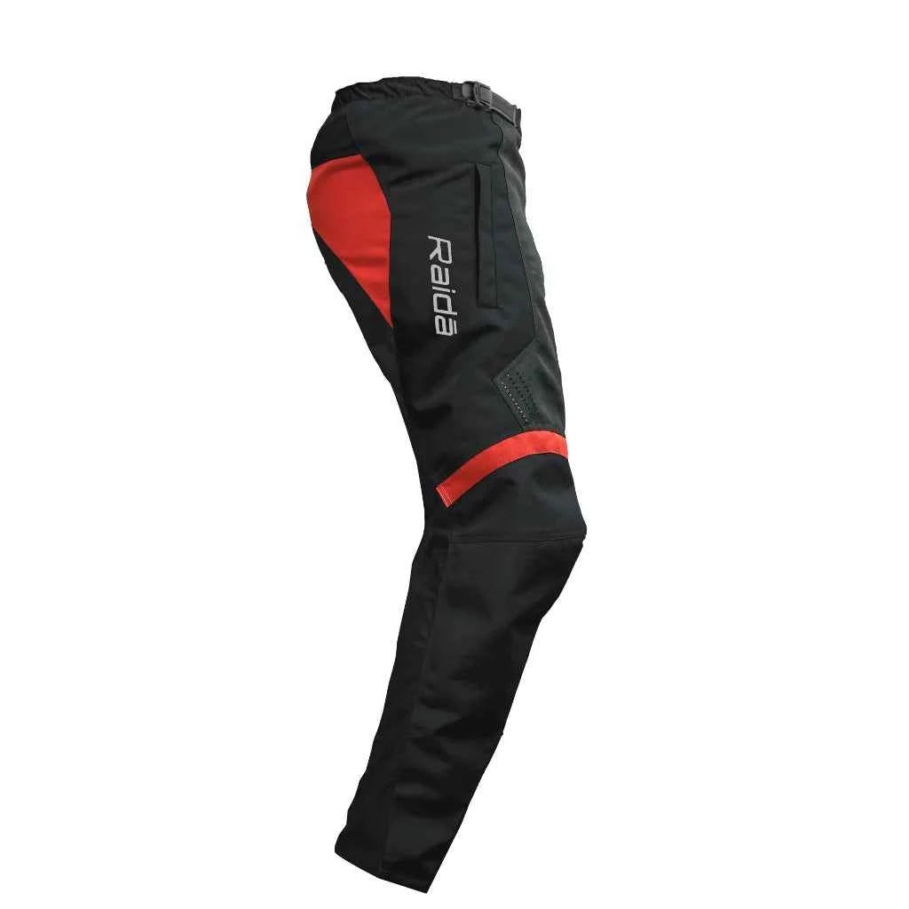 Raida Trailcraft Off-Road Pants - Black/Red - Motodrift