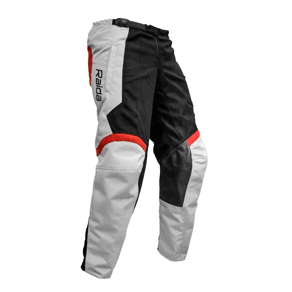 Raida Trailcraft Off-Road Pants - Grey/Red - Motodrift