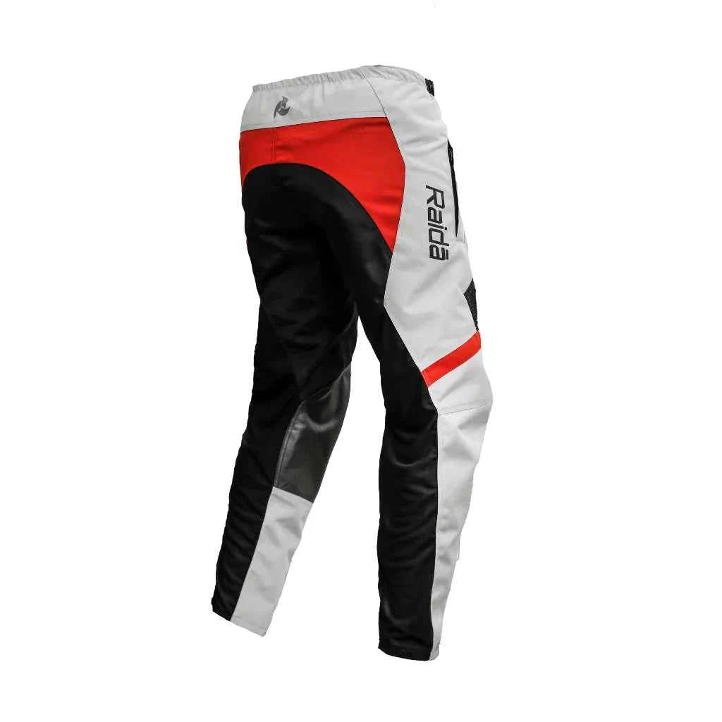 Raida Trailcraft Off-Road Pants - Grey/Red - Motodrift