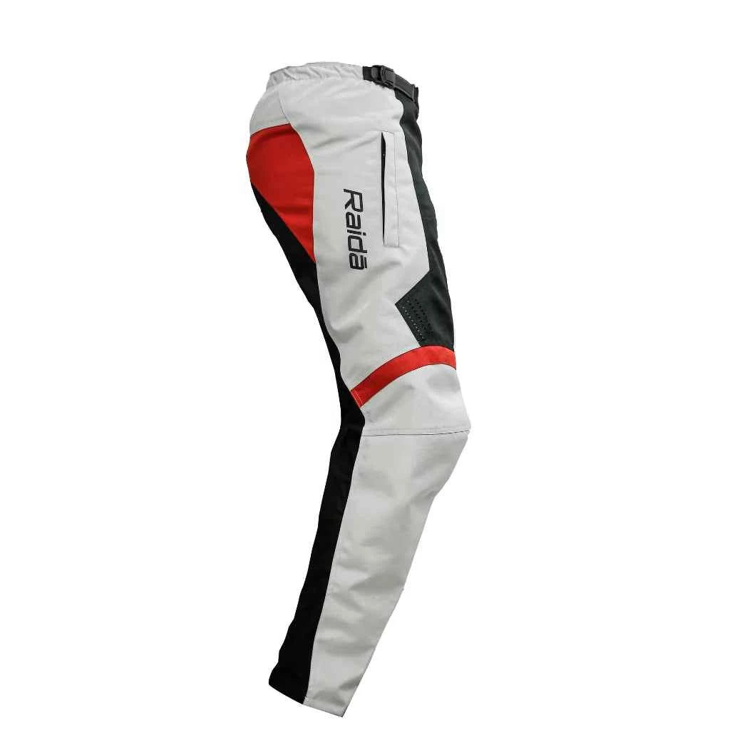 Raida Trailcraft Off-Road Pants - Grey/Red - Motodrift