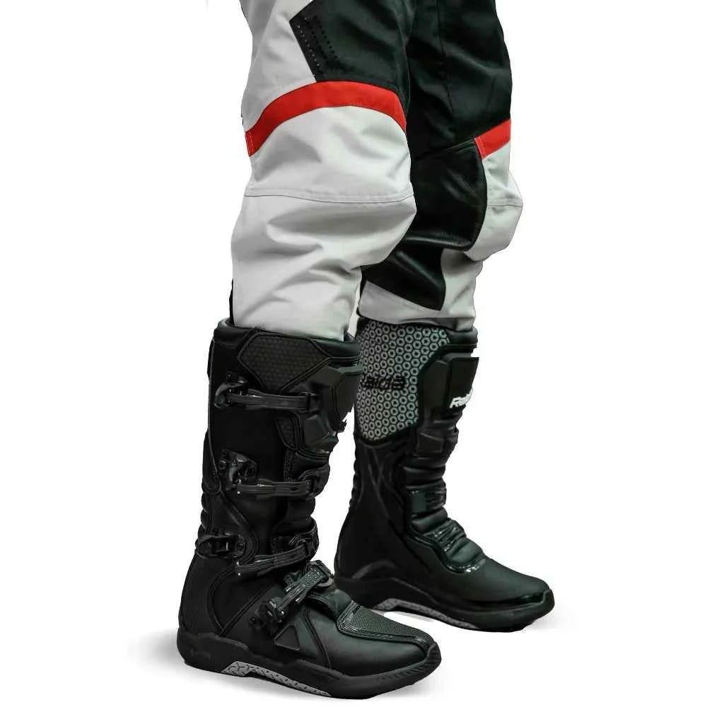 Raida Trailcraft Off-Road Pants - Grey/Red - Motodrift