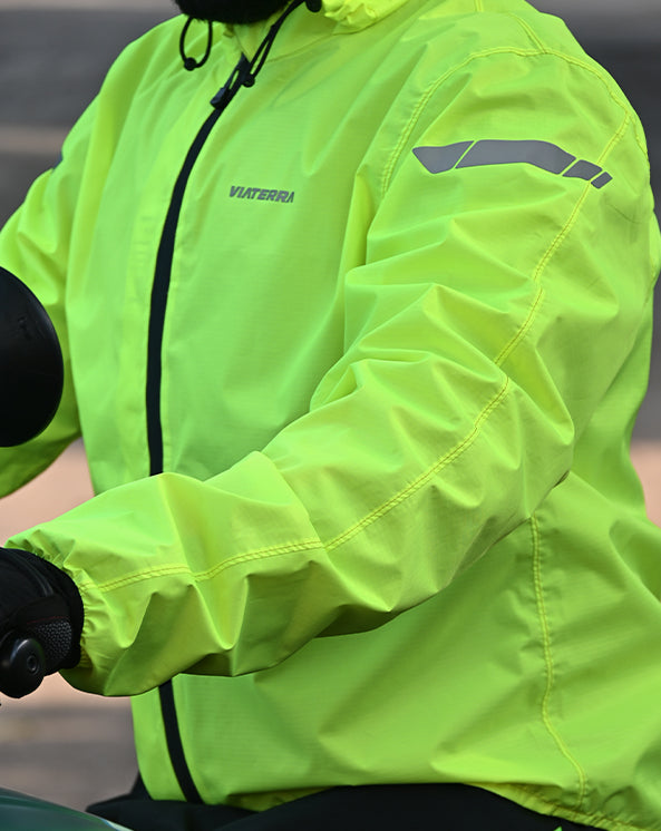 VIATERRA B100 Motorcycle Rain Jacket - Motodrift