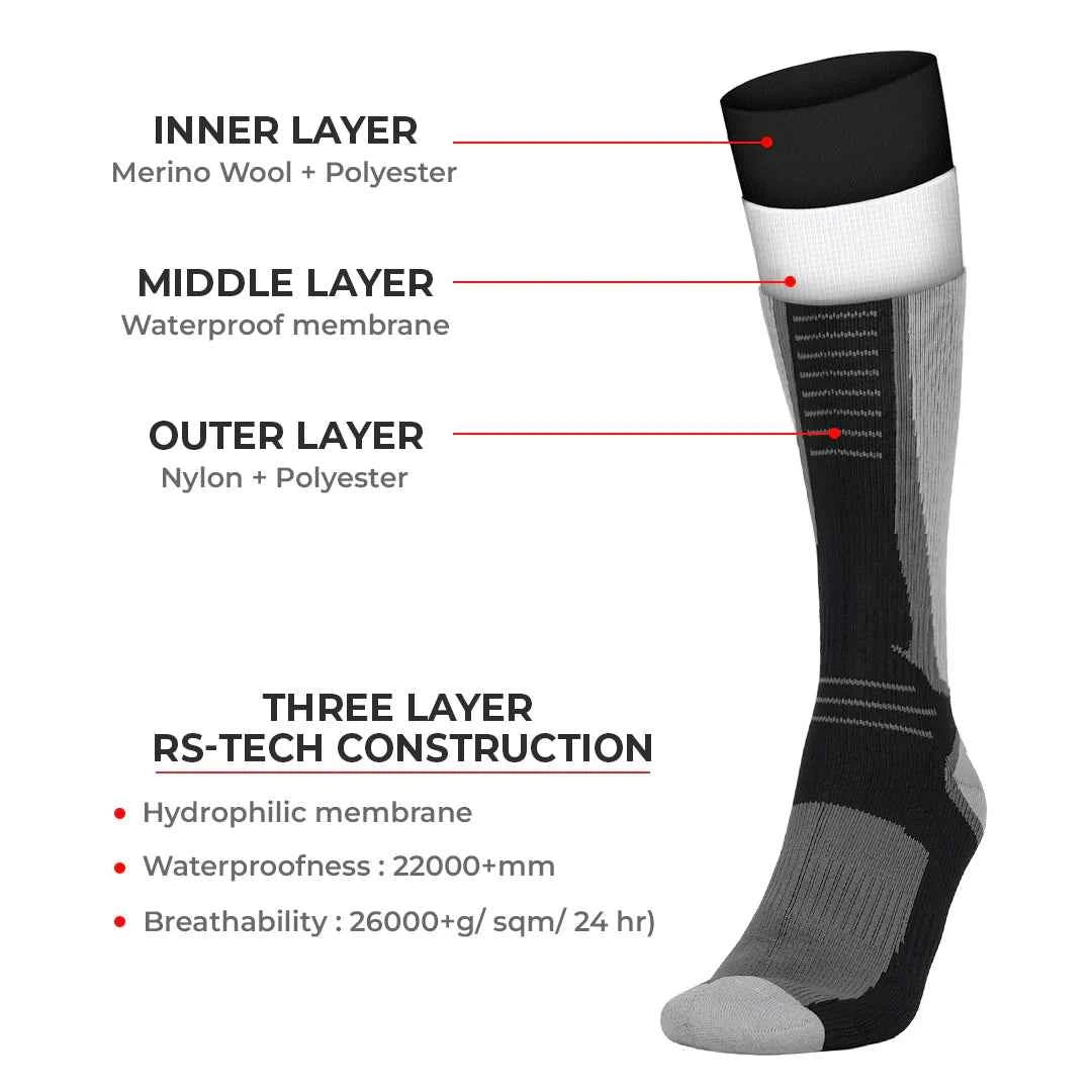 Viaterra Randy Sun Merino Wool Waterproof Knee high Socks