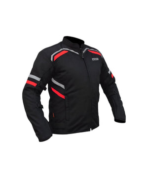 Bison Raptor V.2 – Black/Red Jacket - Motodrift