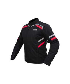 Bison Raptor V.2 – Black/Red Jacket - Motodrift