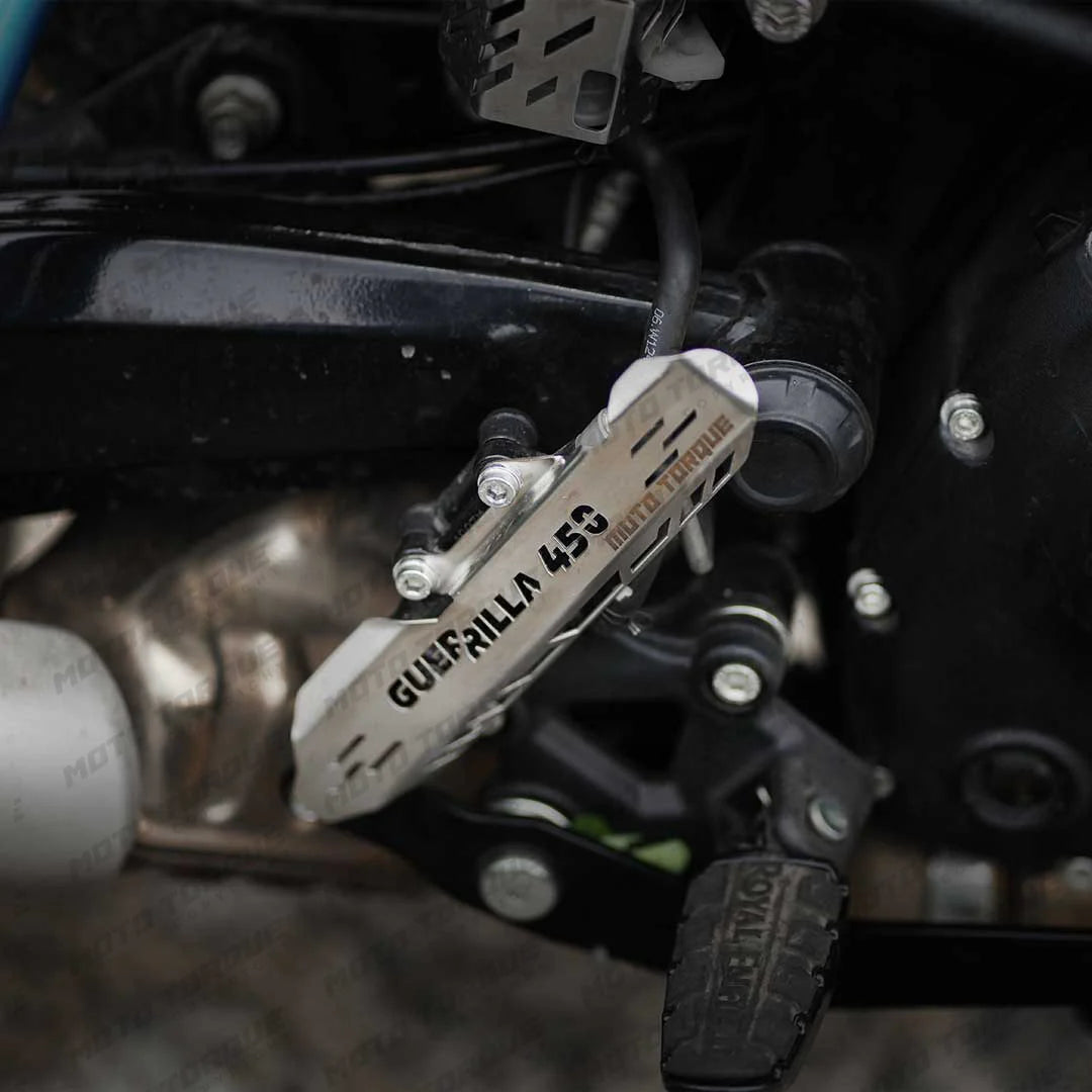 Moto Torque Rear Master Cylinder Guard For Royal Enfield Guerrilla 450 - Motodrift