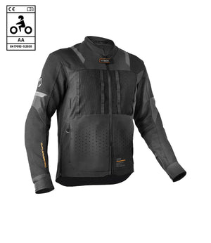 Rynox Outlander Pro Jacket Black – CE CERTIFIED Class AA