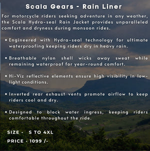 Scala Hydra Seal Rain Jacket - Motodrift