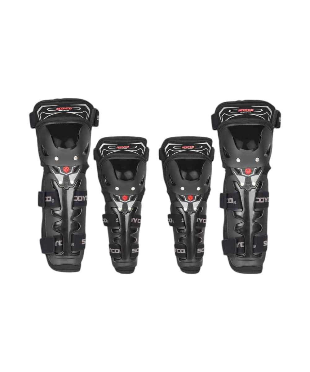 Scoyoco K11 Knee Guard - Black - Motodrift