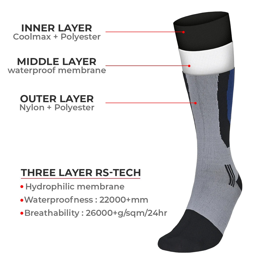 VIATERRA RANDY SUN – Waterproof Socks Knee High X-217 - Motodrift