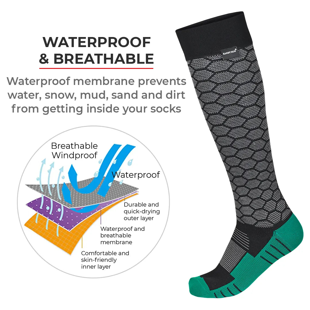 VIATERRA RANDY SUN – Waterproof Socks Knee High - Motodrift