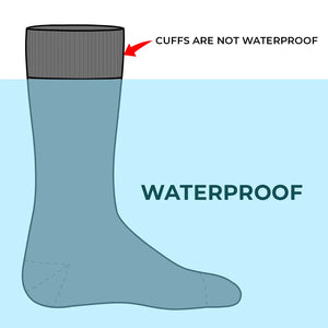 VIATERRA RANDY SUN – Ultra Thin Waterproof Sock Mid Calf - Motodrift