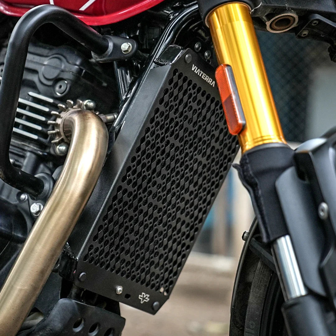 Viaterra Radiator Guard – Triumph Speed 400 - Motodrift