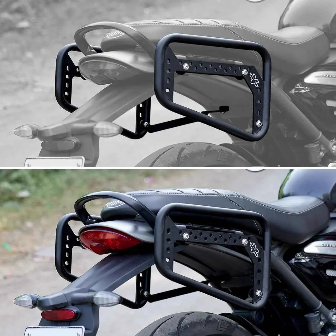 Viaterra Saddlebag Rack for Triumph Speed 400 - Motodrift