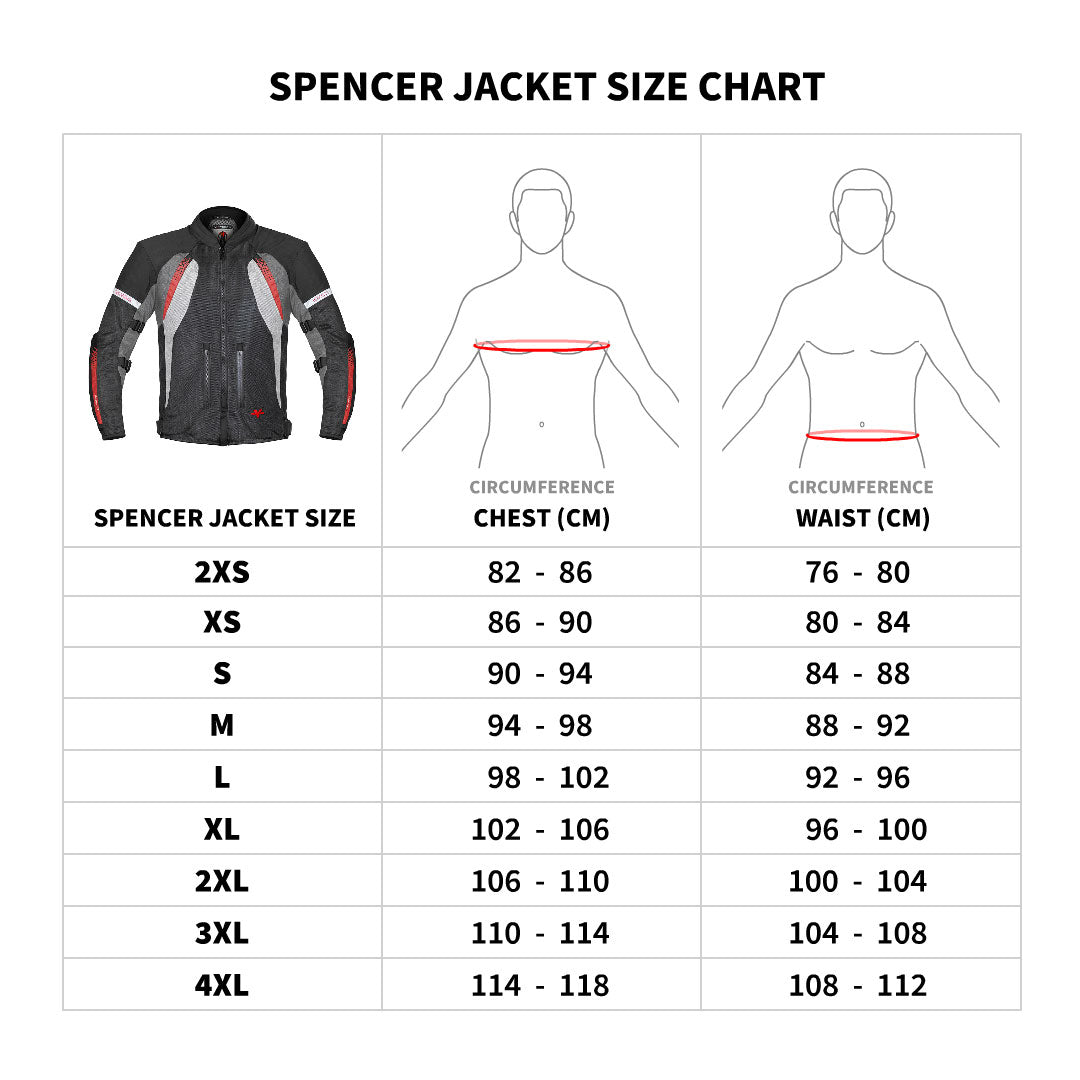 ViaTerra Spencer Street Mesh Riding Jacket - Black Hi-Viz - Motodrift