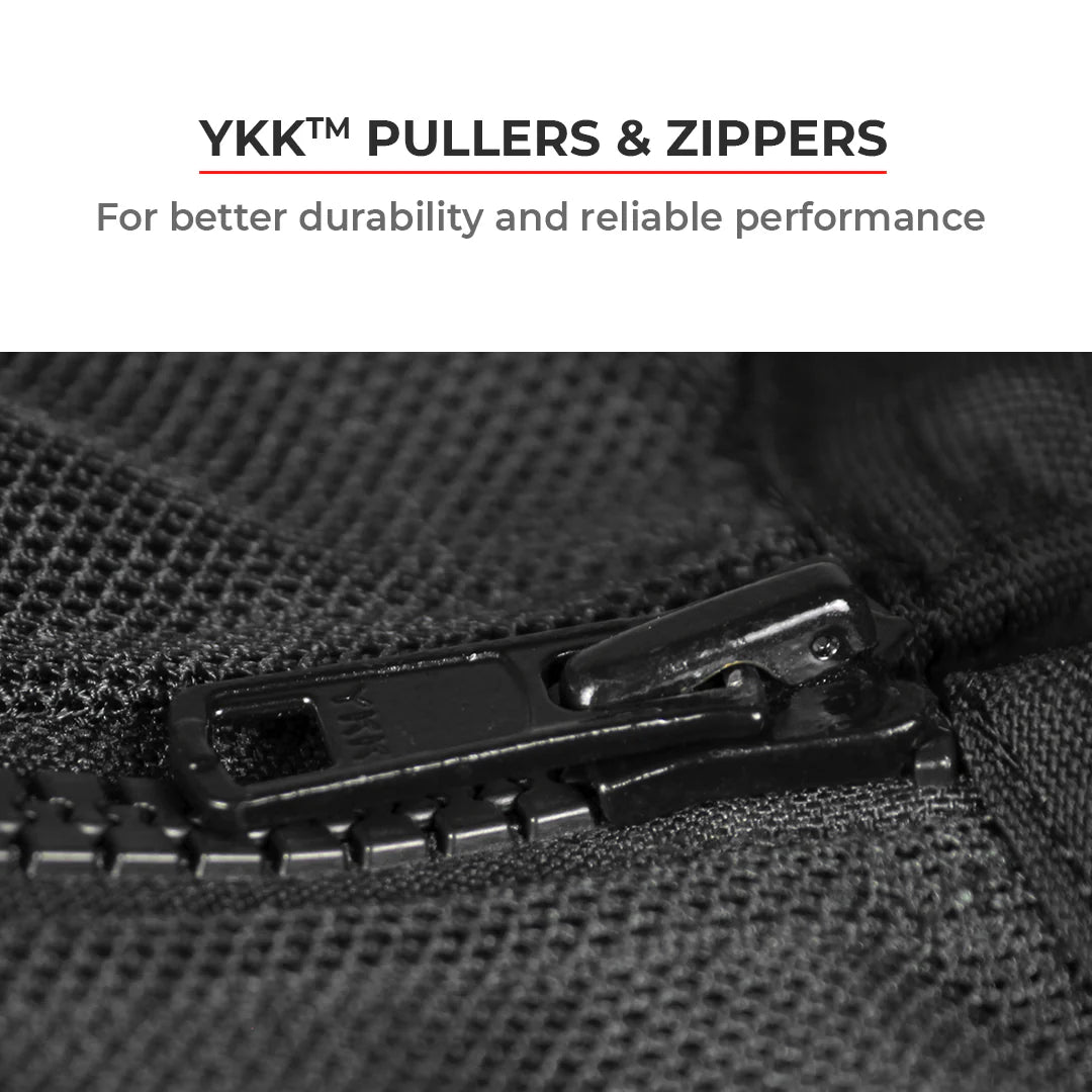 ViaTerra Street Mesh Riding Jacket Black - Motodrift