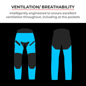 VIATERRA SPENCER – Street Mesh Motorcycle Riding Pants - Motodrift