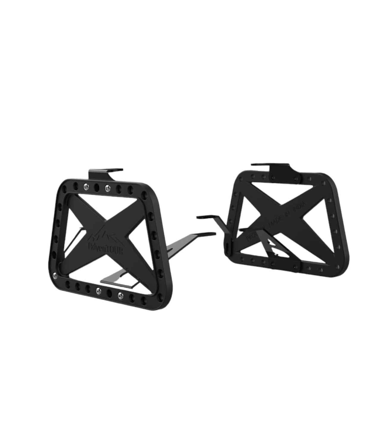 Carbon Racing AdvenTOUR Pannier Mounts / Saddle Stays For Bajaj Dominar 250 / 400 - Motodrift