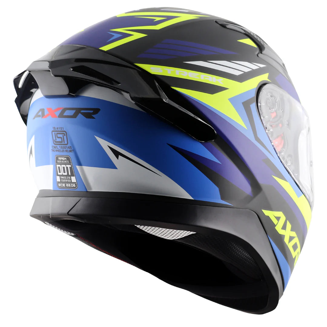 Axor Apex Streak Helmet - Motodrift