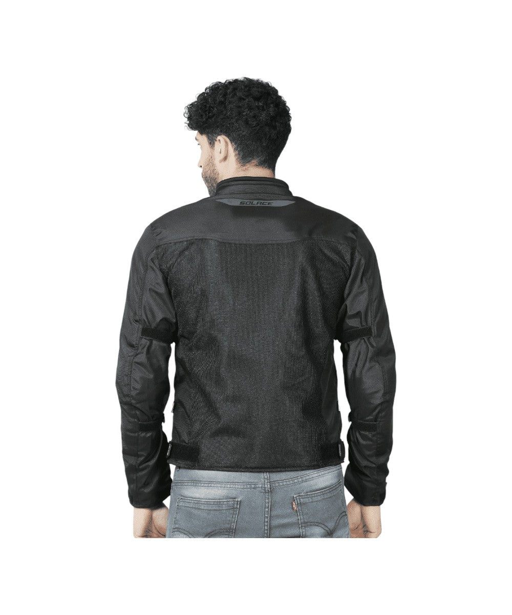 Solace Thrift Mesh Jacket - Minima Black - Motodrift