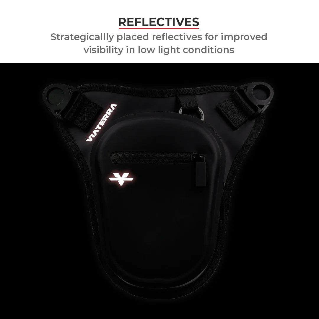 100% Viaterra Waterproof Thigh Bag - Motodrift