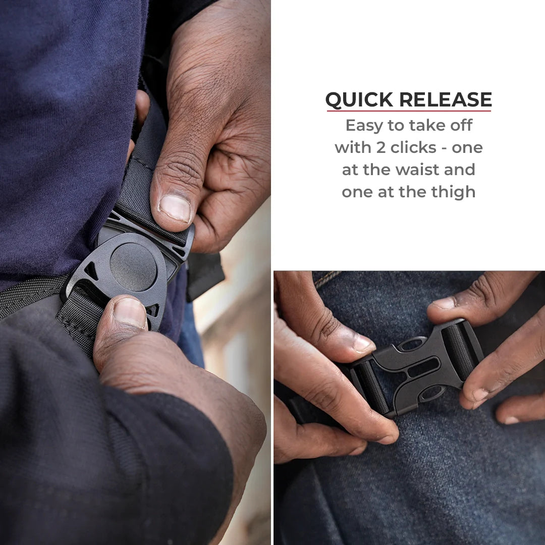 100% Viaterra Waterproof Thigh Bag - Motodrift