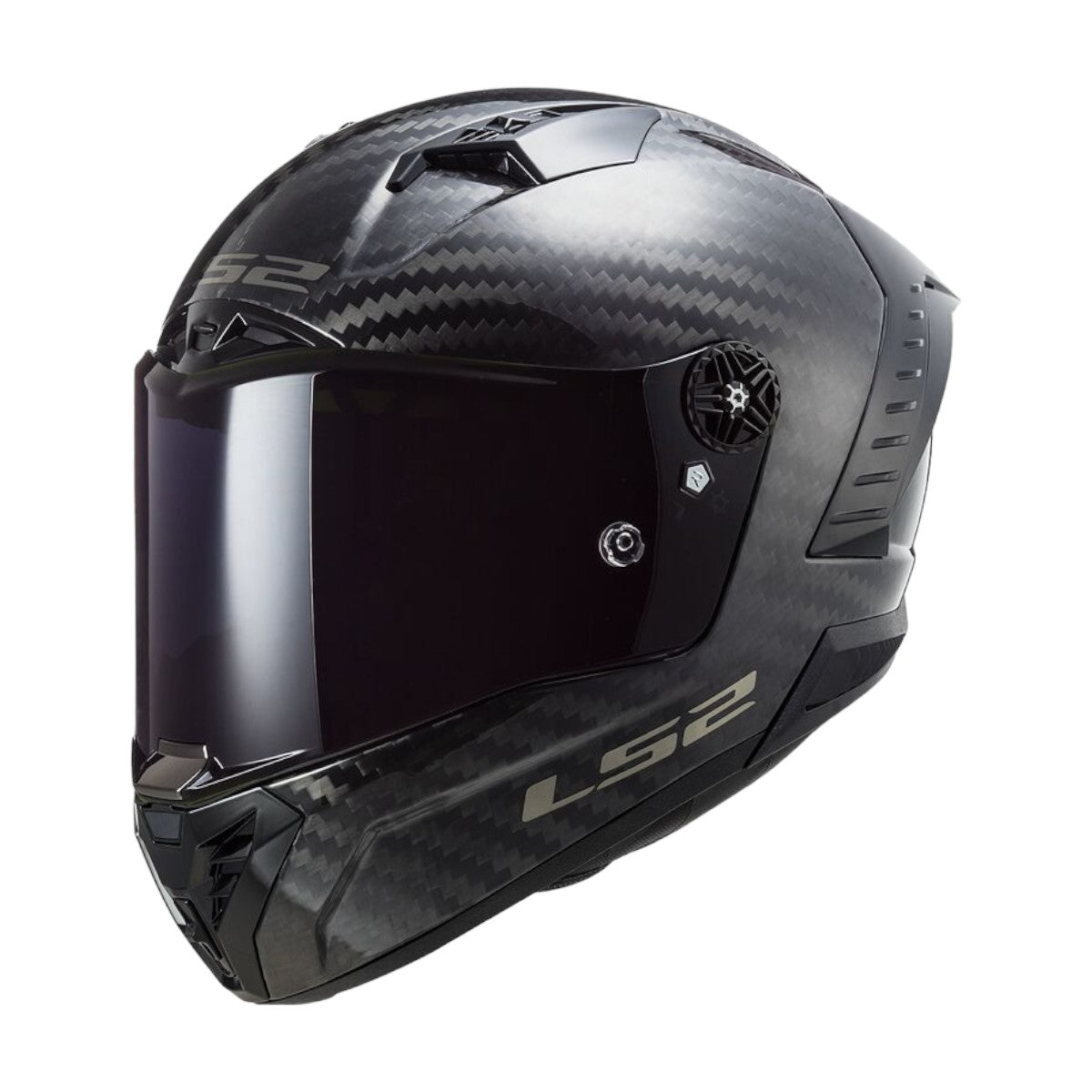 LS2 FF805 Thunder Carbon GP Racing Solid Gloss Helmet (FIM Certified) - Motodrift