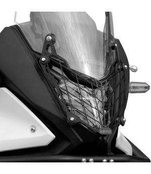 SRC Headlight Guard For Honda Transalp XL 750 Black - Motodrift