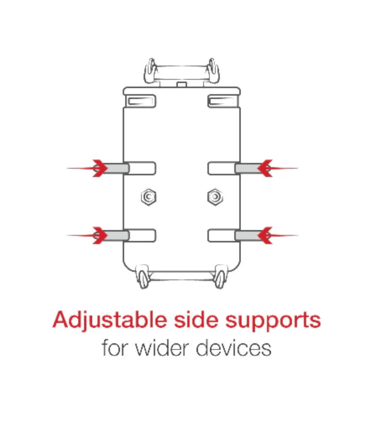 Ram Acc - Quick Grip® Adjustable Side Supports - Motodrift