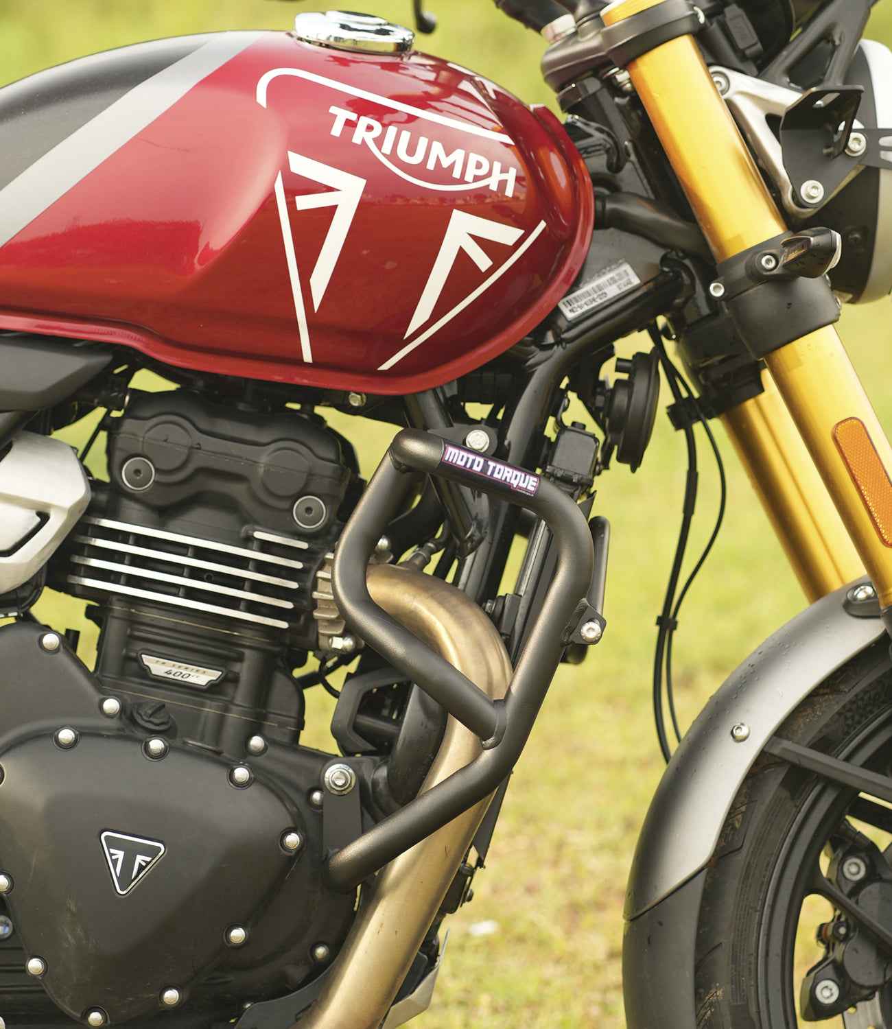 Moto Torque Crash Guard Speed 400 for Triumph Speed 400 Urban Retro Protection - Motodrift