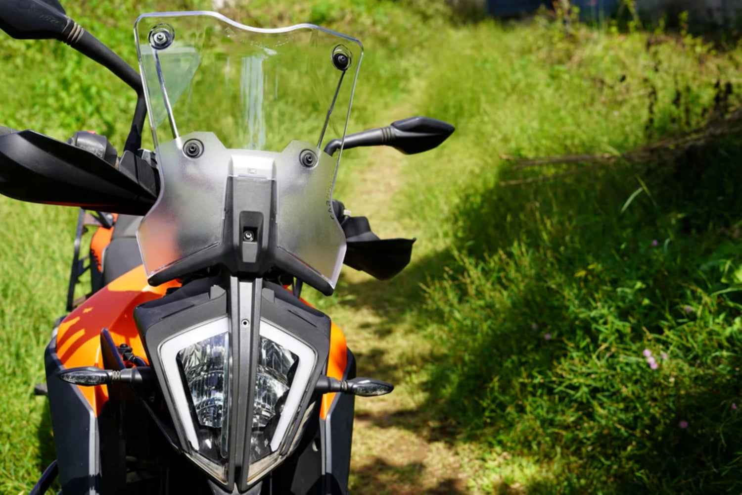 Carbon Racing V2 Touring Windscreen For KTM 250 / 390 Adventure - Motodrift