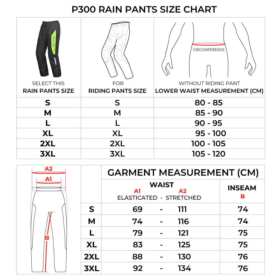 Viaterra P300 Rain Pants - Motodrift