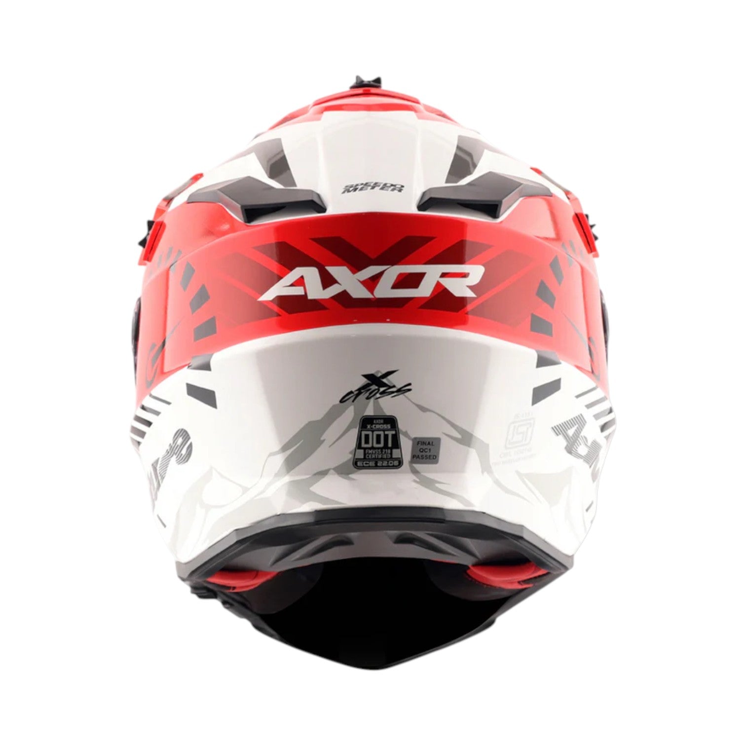 Axor X-Cross Dual Visor Speedometer Helmet