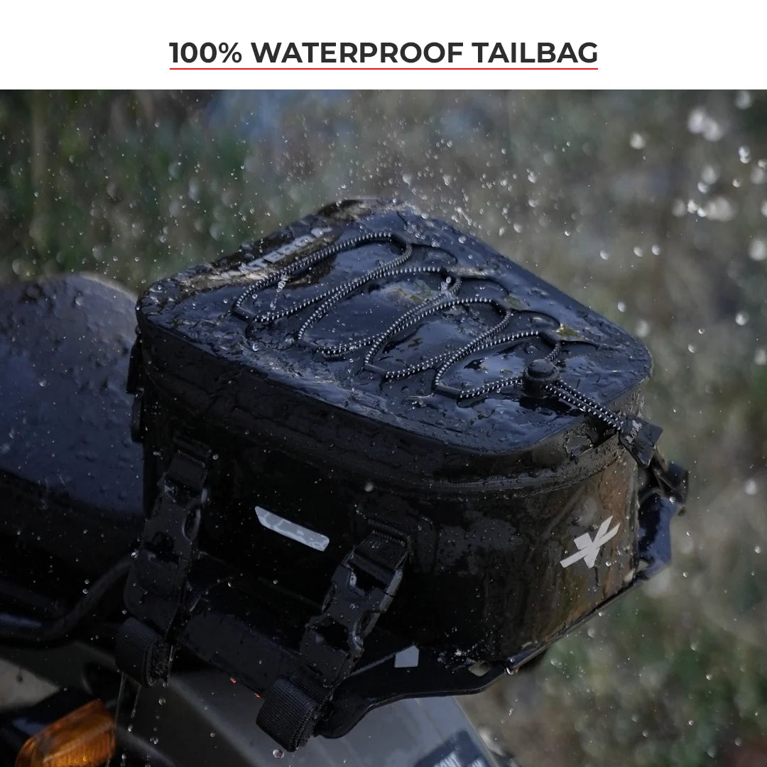 Viaterra 100% Waterproof Tail/Seat Bag 6L (Universal) - Motodrift