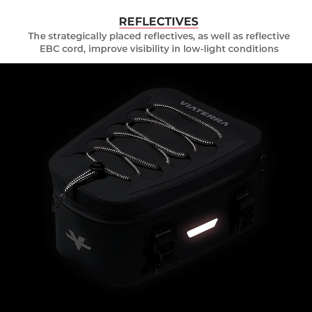 Viaterra 100% Waterproof Tail/Seat Bag 6L (Universal) - Motodrift