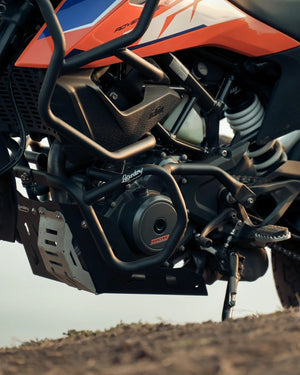 LCB Bellator Lower Crash Guard For KTM Adventure 390 (Black) - Motodrift